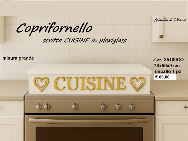 COPRIFORNELLO GRANDE BIANCO CUISINE ORO 25100CO
