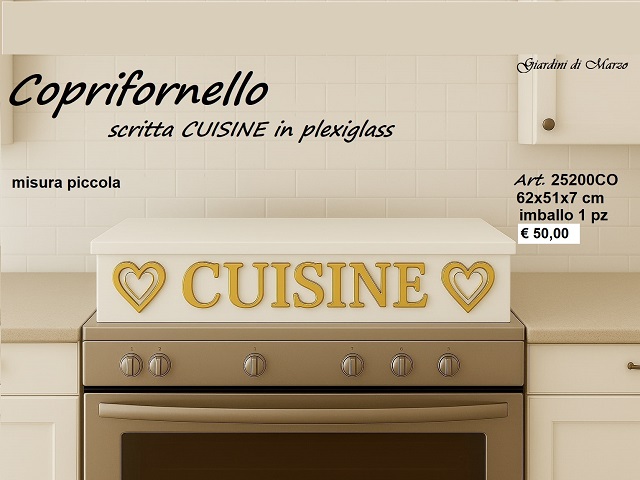 COPRIFORNELLO PICCOLO BIANCO CUISINE ORO 25200CO