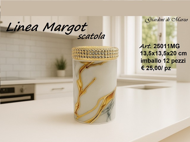 SCATOLA EFFETTO MARMO GOLD 25011MG