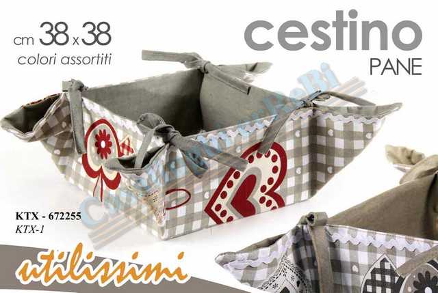 CESTINO 38X38CM CUORE AS KTX-1