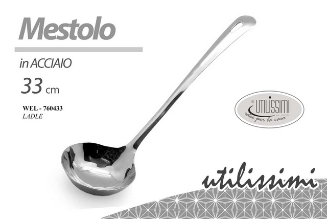 MESTOLO INOX SS430 33CM LADLE