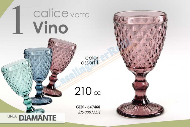 BICCHIERE CALICE 1PZ CC.210 CM.6    DIAMANT