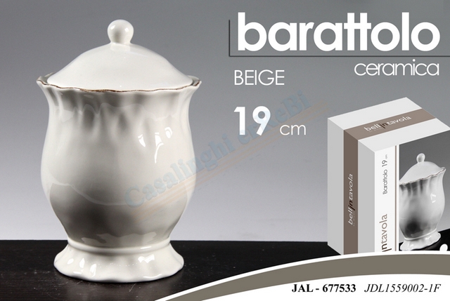 BARATTOLO BEIGE 19CM JDL1559