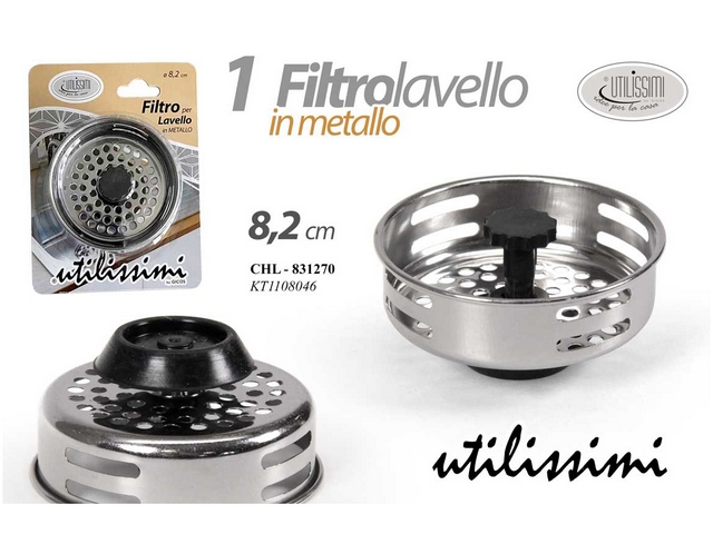 FILTRO LAVELLO METALLO CM.8,2