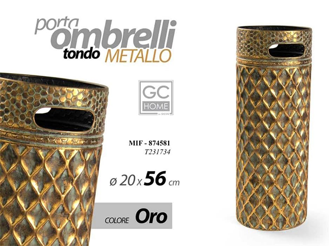 PORTAOMBRELLI MET C/ORO 20*56CMT23 1734874581