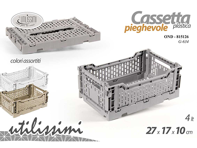 CASSETTA PIEG 4LT ASS 27*17*10 G    -634