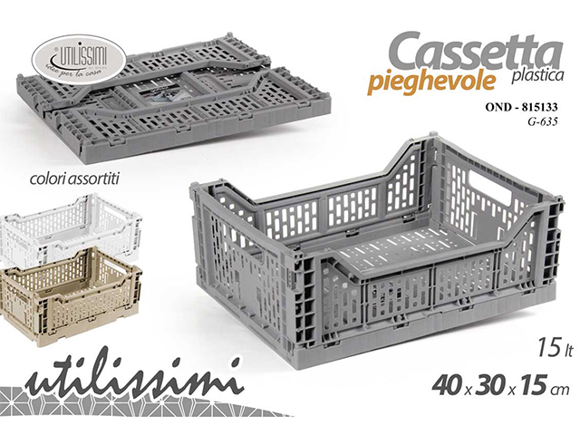 CASSETTA PIEG AS 15LT 40*30*15 G    -635