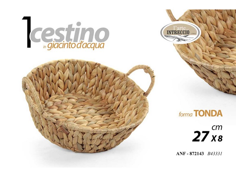 CESTINO TONDO GIACINTO CM.27X8