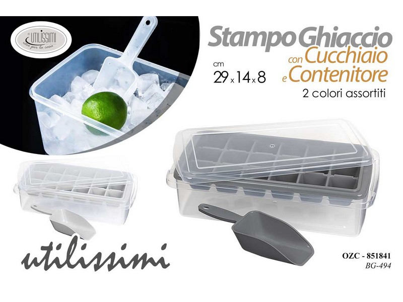 FORMAGHIACCIO CM.29X14X8 C/CONTENIT CUCCHIAIO