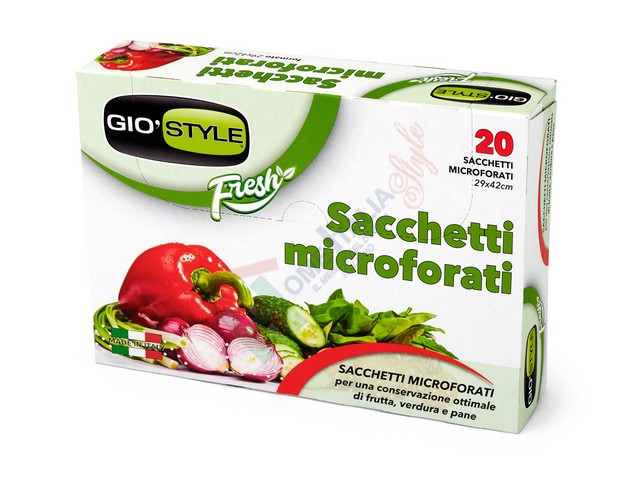 SACCHETTI MICROFORATI X VERDURE20PZ
