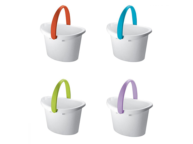 SECCHIO OVALE LOVE BIANCO LT 9,5    CM.37X27,5XH26