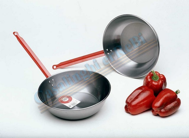 *PADELLA FONDA C/M.D.40 FERRO SPAZZOLATO LAIDEAL G10440