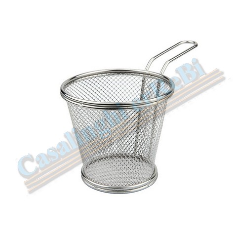 *MINI CESTINO FRITTURE D.12XH9 INOX18/10 ART.2480