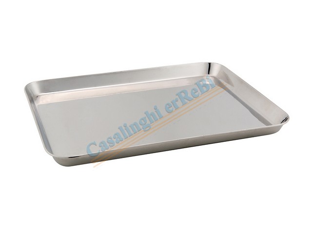 *VASSOIO VETRINA INOX 27X21 ART.1093