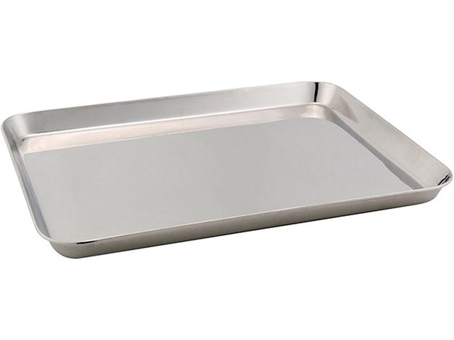 *VASSOIO VETRINA INOX 34X26 ART.1093