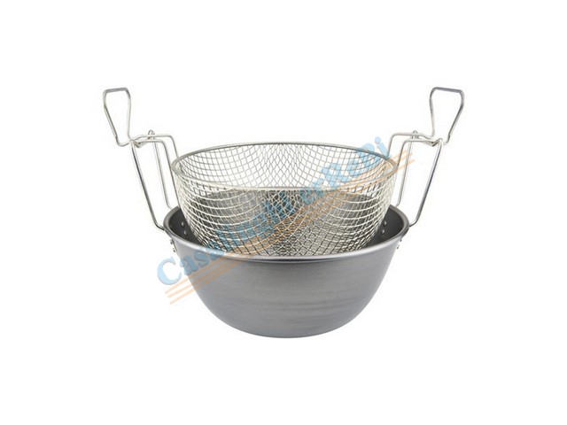 *FRIGGITRICE C/CESTELLO D.32CM FERRO 15500320FCV