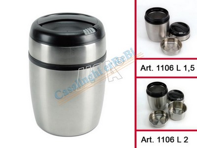 *PORTAVIVANDE TERMICO LT 1,5 INOX ART.1106