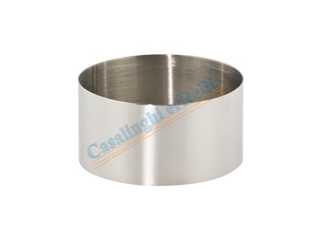 *COPPAPASTA TONDO 2PZ INOX ART.1292  CM.7,5XH4,5