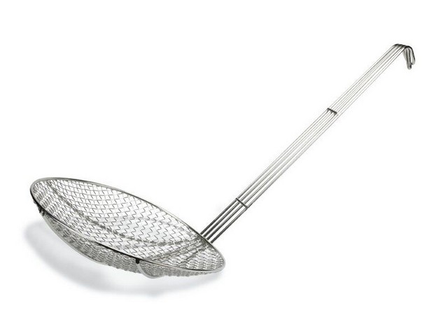 *SCHIUMAROLA CON MANICO RINFORZATO D.18 ACC.INOX14200180IVV