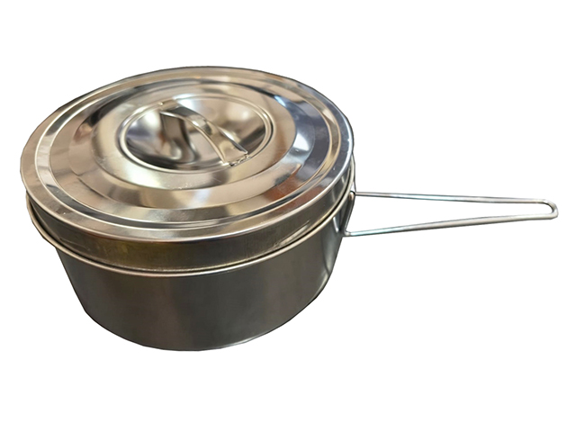PIETANZIERA INOX D.14 DOPPIAPORTATA PEZZO OFFERTA