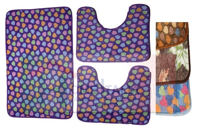 TRIS TAPPETO BAGNO CM 50x80