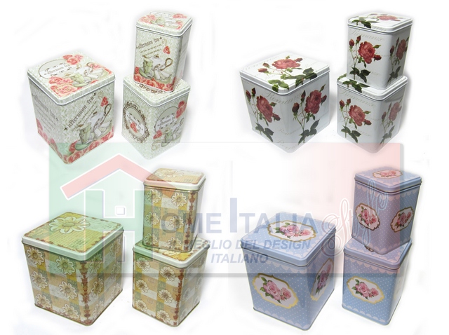 TRIS SCATOLA QUADRATA LATTA 14X14H16LGNST