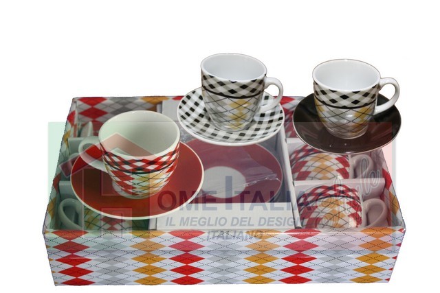 *SET 6 TAZZE CAFFE\'C/P 8802-1