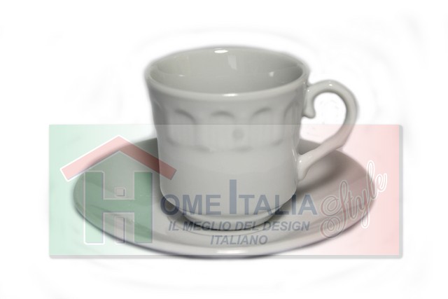 *SET 6 TAZZE CAFFE C/PIATTI