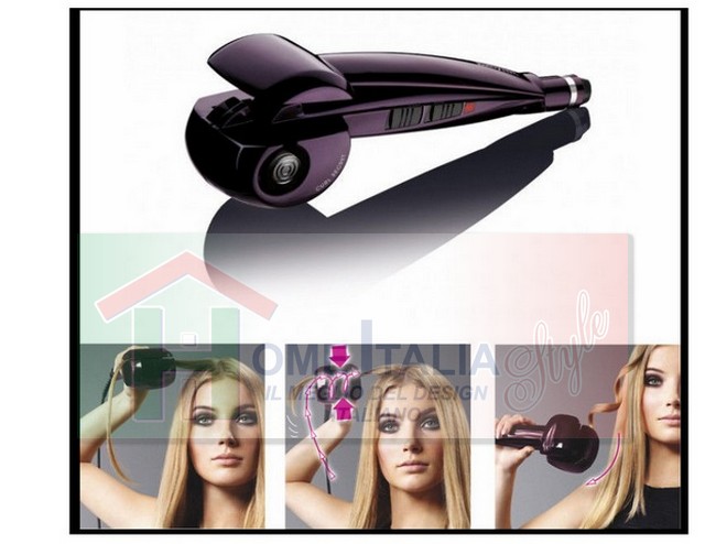 *PIASTRA PER CAPELLI RICCI AUTOM.