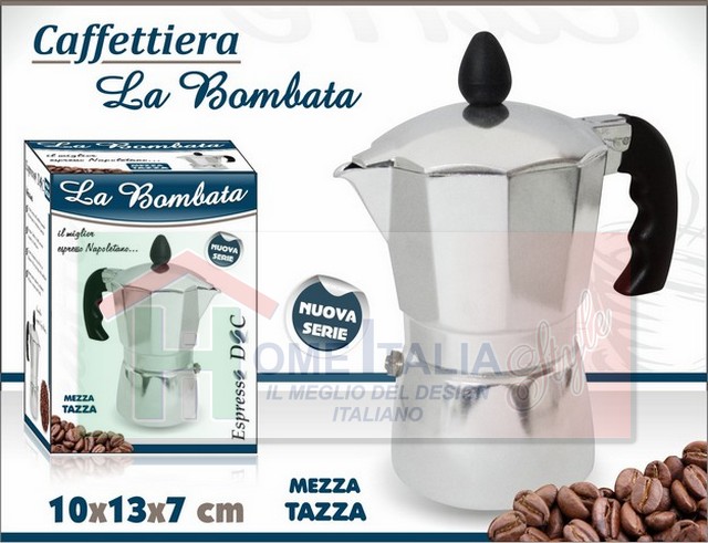 CAFFETTIERA 1/2 TZ BOMBATA