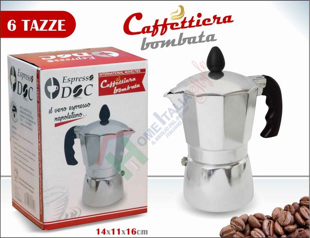 CAFFETTIERA 6 TZ BOMBATA