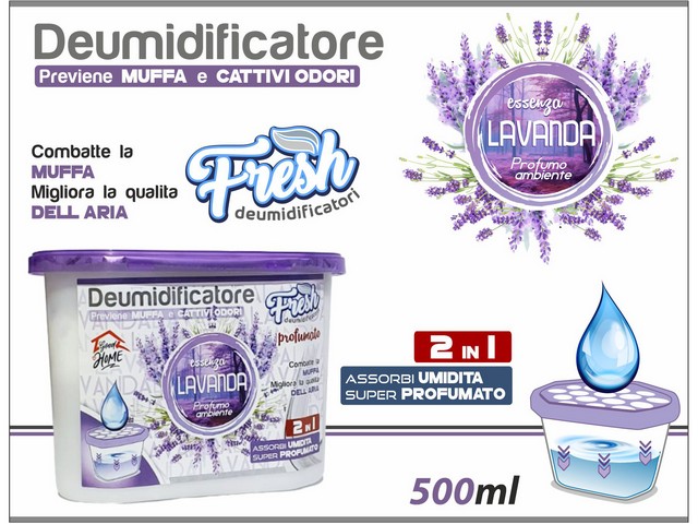 DEUMIDIFICATORE LAVANDA 230GR