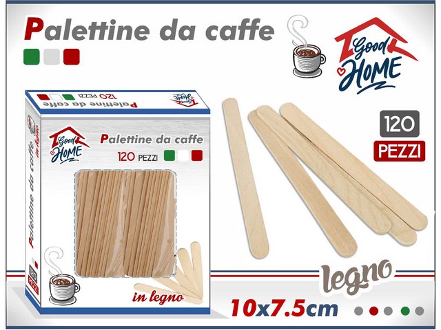 PALETTINA CAFFE LEGNO CM.10 PZ.120