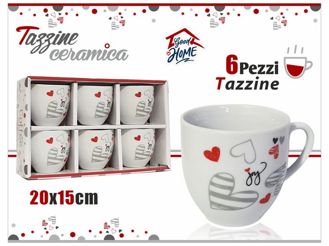 TAZZINE SHABBY C/6