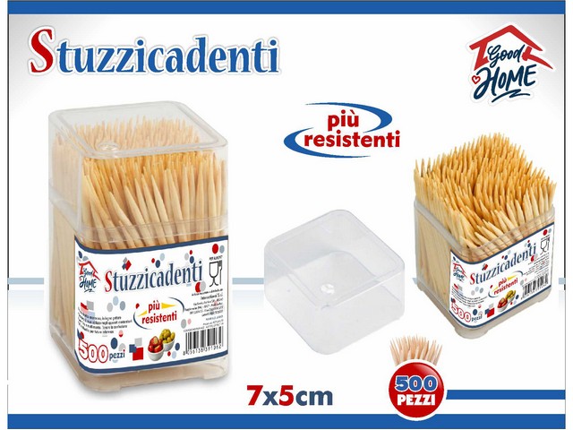 STUZZICADENTI 500 PEZZI QUAD.