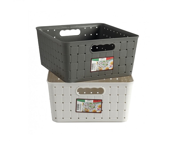 *CESTA COUNTRY QUADRA BASSA 16 LT CM.31X32XH15 ART.0675