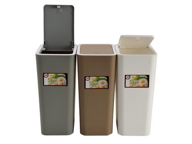 *PATTUMIERA C/PULSANTE LT.10 ART.0587