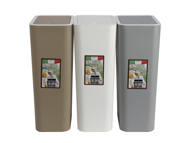 *PATTUMIERA C/PULSANTE LT.20 ART.0581