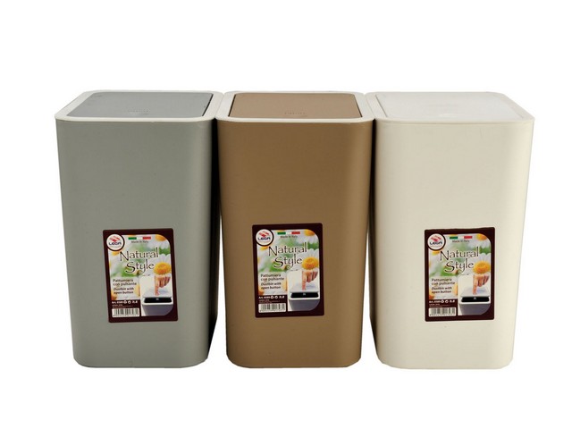 *PATTUMIERA C/PULSANTE LT.8 ART.0589