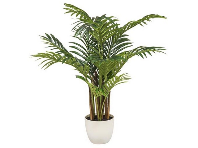 PIANTA PALMA VASO BIANCO 60CMNIC 57162