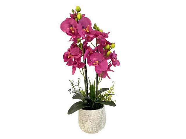 VASO ORCHIDEA 4 STELI 48CM 3 ASS.NIC 59494