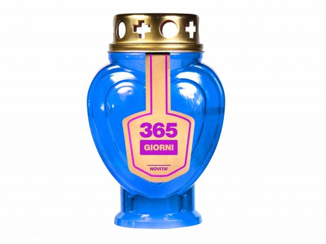 *LUMINO ELETTRICO CUORE BLU