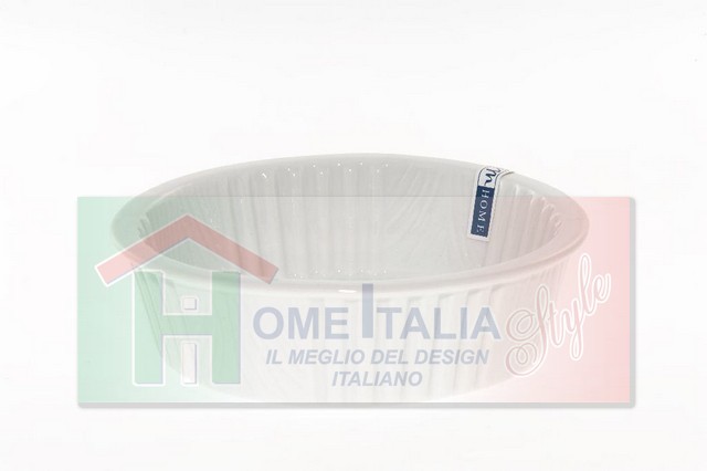 PIROFILA TONDA BIANCA 10993    DIAMETRO 15 CM ALTEZZA 5 CM