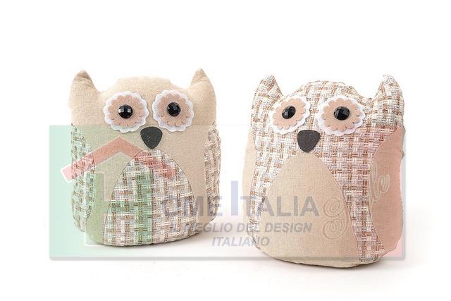 FERMAPORTA GUFO TESSUTO D.19XH20 97325