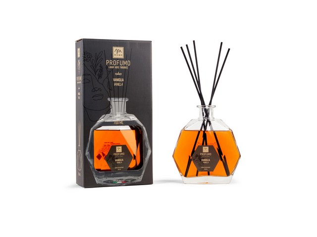 DIFFUSORE FRAGRANZA 700 ML VANIGLIA C/BACCHETTI