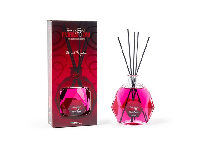 DIFFUSORE FRAGRANZA 300 ML ARIADI FRAGOLINO C/BACCHETTI + 1 TESTER
