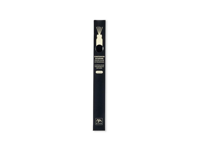 BASTONCINI COLOR NERO CM.25 POLIESTERE