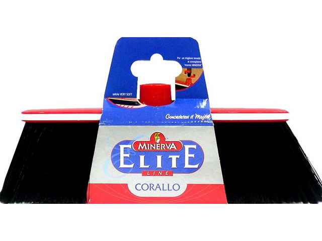 *SCOPA MINERVA ELITE CORALLO ART.130