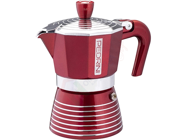 CAFFETTIERA 02CF114 6TZ VERNIC.ROSSO