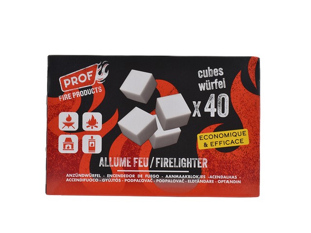 *ACCENDIFUOCO FIREPROF 40 WHITE CUBES 40807013